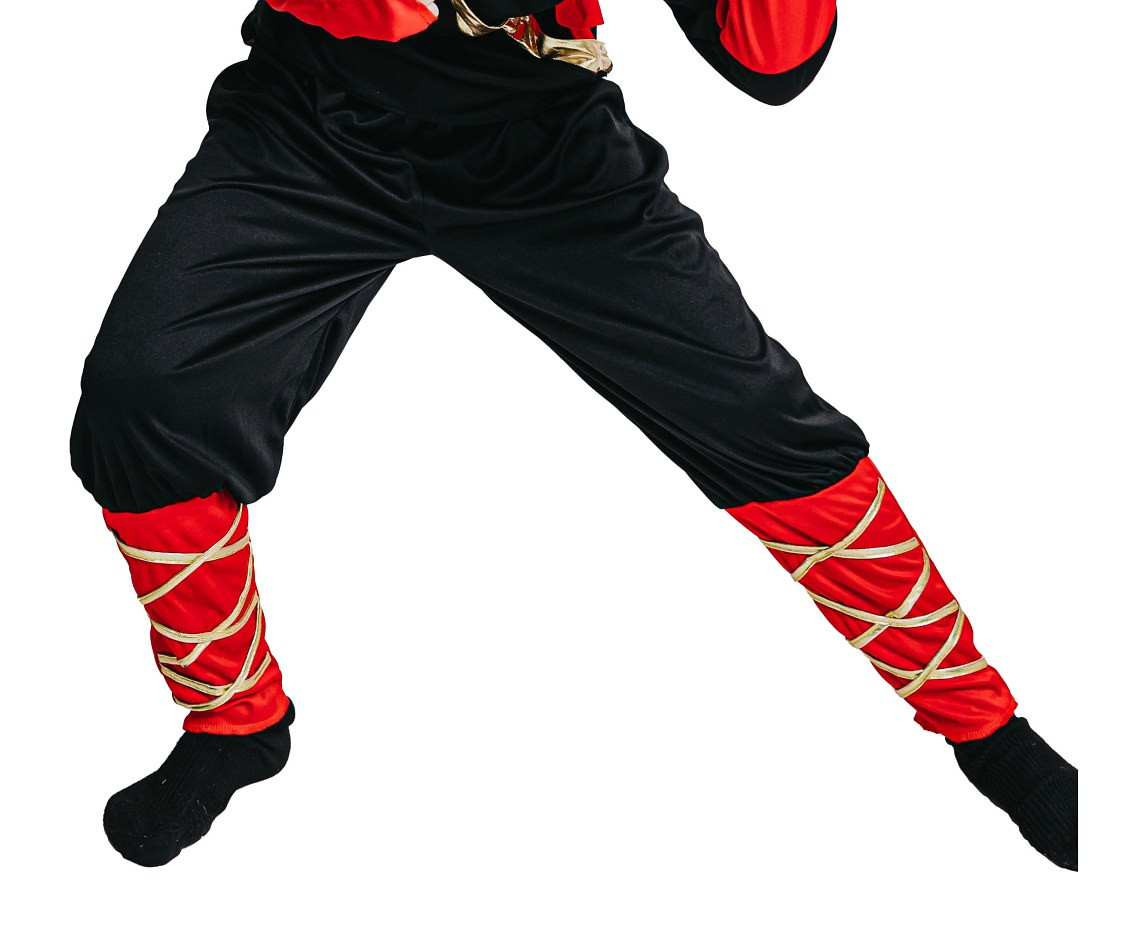 Role play-set for kids Brave Ninja (hooded shirt, pants, belt, mask), size 110/120 cm